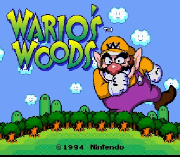 Wario's Woods (USA) screen shot title